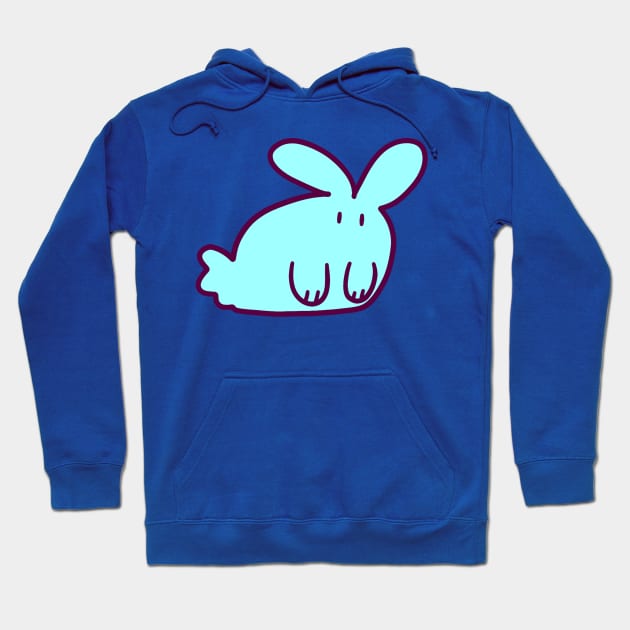 Blue Bunny Hoodie by saradaboru